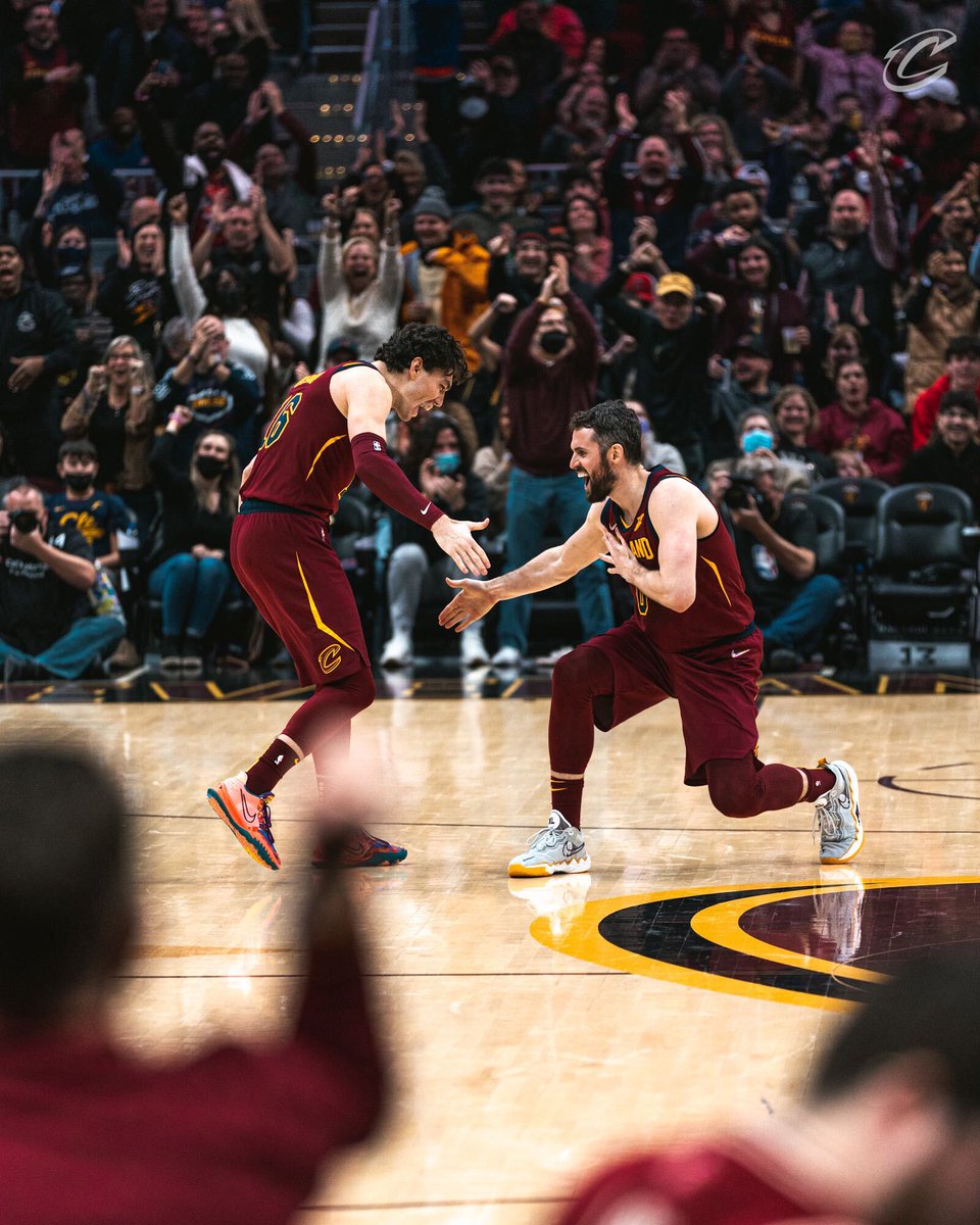cavs's tweet photo. LET'S GOOOOOO! 🔥 #LetEmKnow https://t.co/HIIQlAZMoL