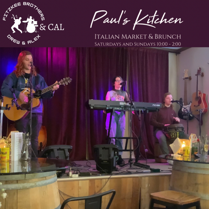 Paul’s Kitchen Live Music Brunch with The Fitzkee Brothers &amp; Cal Acoustic dlvr.it/SJVgCB