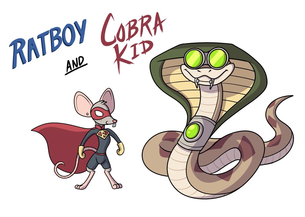 TransformARTive's tweet photo. Evan and Conner's superhero alter egos! Ratboy and Cobra Kid! They are good at hiding their secret identities. 🐭🏳️‍🌈🐍 #wouldvebityou #TFEveryday https://t.co/r2AWUQ8eqj