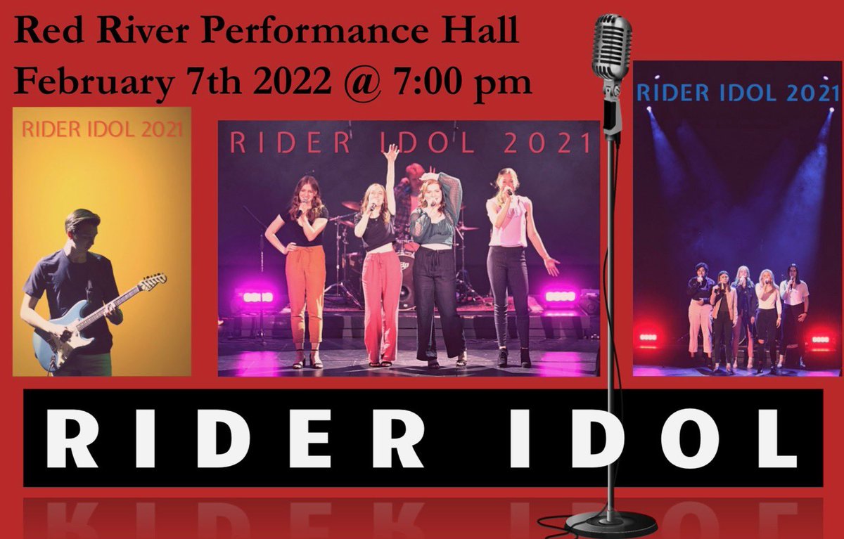 Rider Idol 2022 is tomorrow night and is open to the public! Admission is $5 and we would love to see a full house!  Student Council will be there to pass buckets prior to the show to help collect donations for our Giving Hearts Day efforts! #SnowWeek2022 #GivingHearts #RED