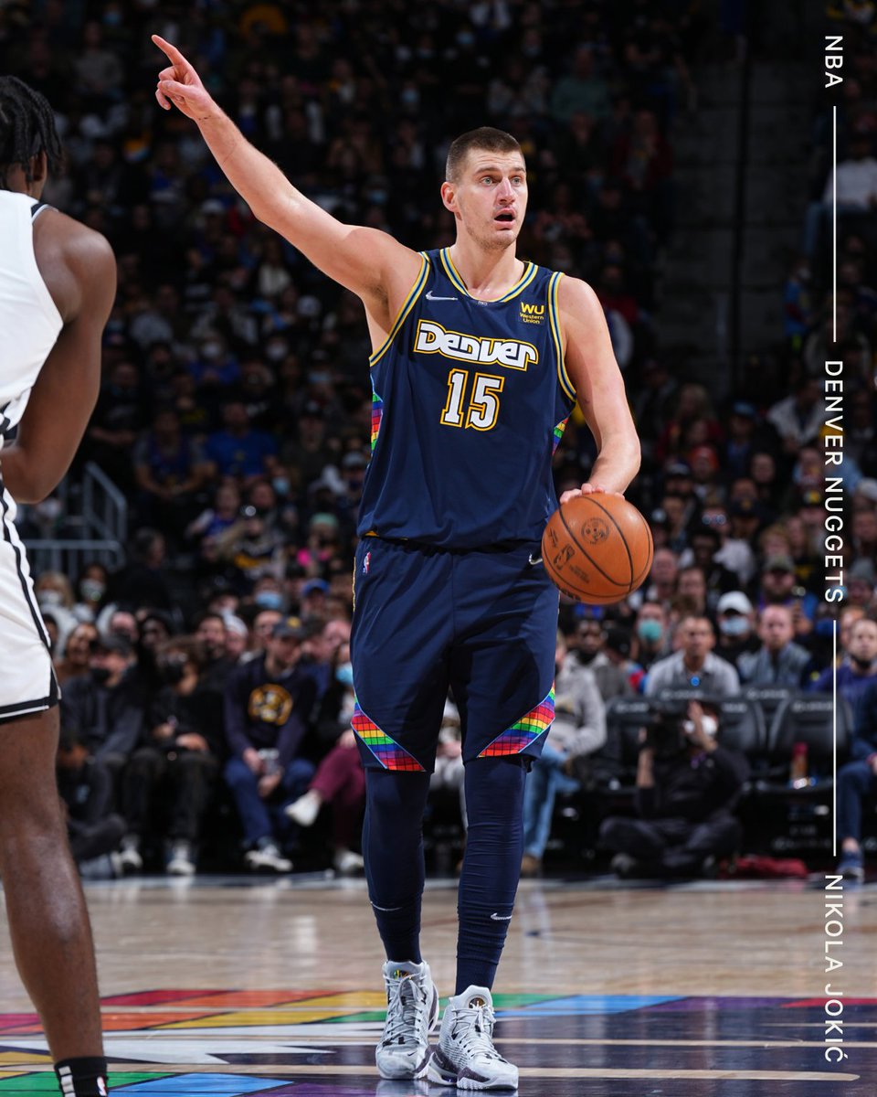 Nikola Jokić played in career game No. 500 today. His career stats so far:

◻️9,579 PTS
◻️5,081 REB
◻️3,068 AST

He’s the first player in NBA history to record 9,000+ points, 5,000+ rebounds and 3,000+ assists in their first 500 games.