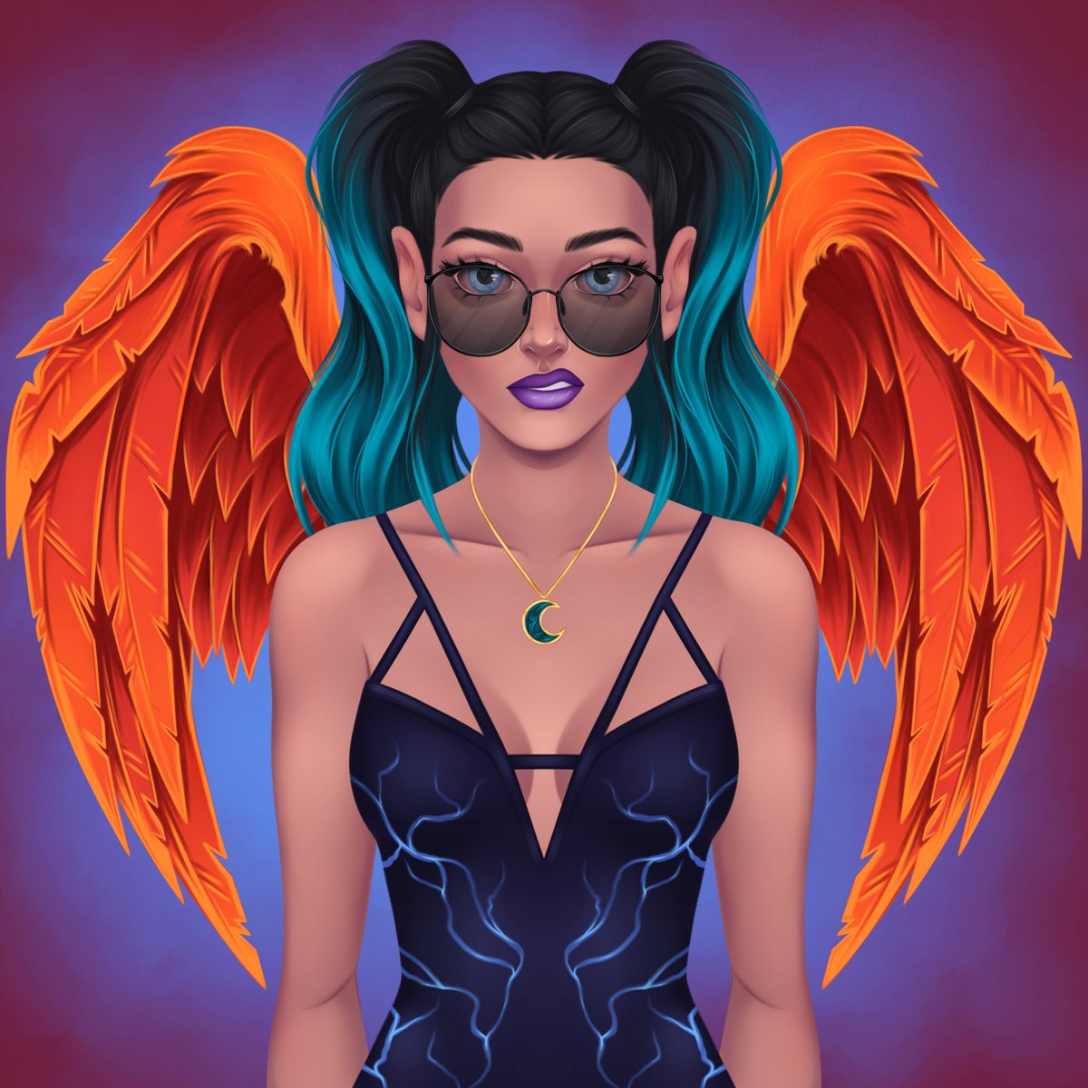 msb_chem's tweet photo. This is Agent Moon, an angel from @AngelsOasisNFT. She looks sweet and her blue eyes will mesmerise you, but not too far the surface, she is electric and not to be messed with. If she told you what she did, she would have to kill you.
#womeninNFTs #AngelsOasis #NFT #WomenOfCrypto https://t.co/xosrl8aofl