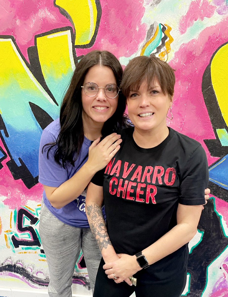 I’ve had the pleasure of working with some of the greats in cheer at my gym, but no matter what… my sister is my favorite. #navarrocheer
