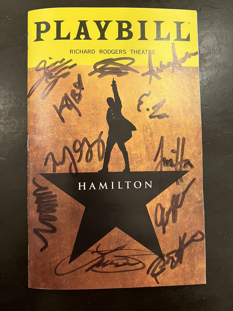 StephMcMahon's tweet image. Thank You to the incredibly talented cast of @HamiltonMusical who were so good, they got a standing ovation at 3PM on a Sunday afternoon. Not easy to do! The second time for @TripleH and I in person and it was even more intoxicating.