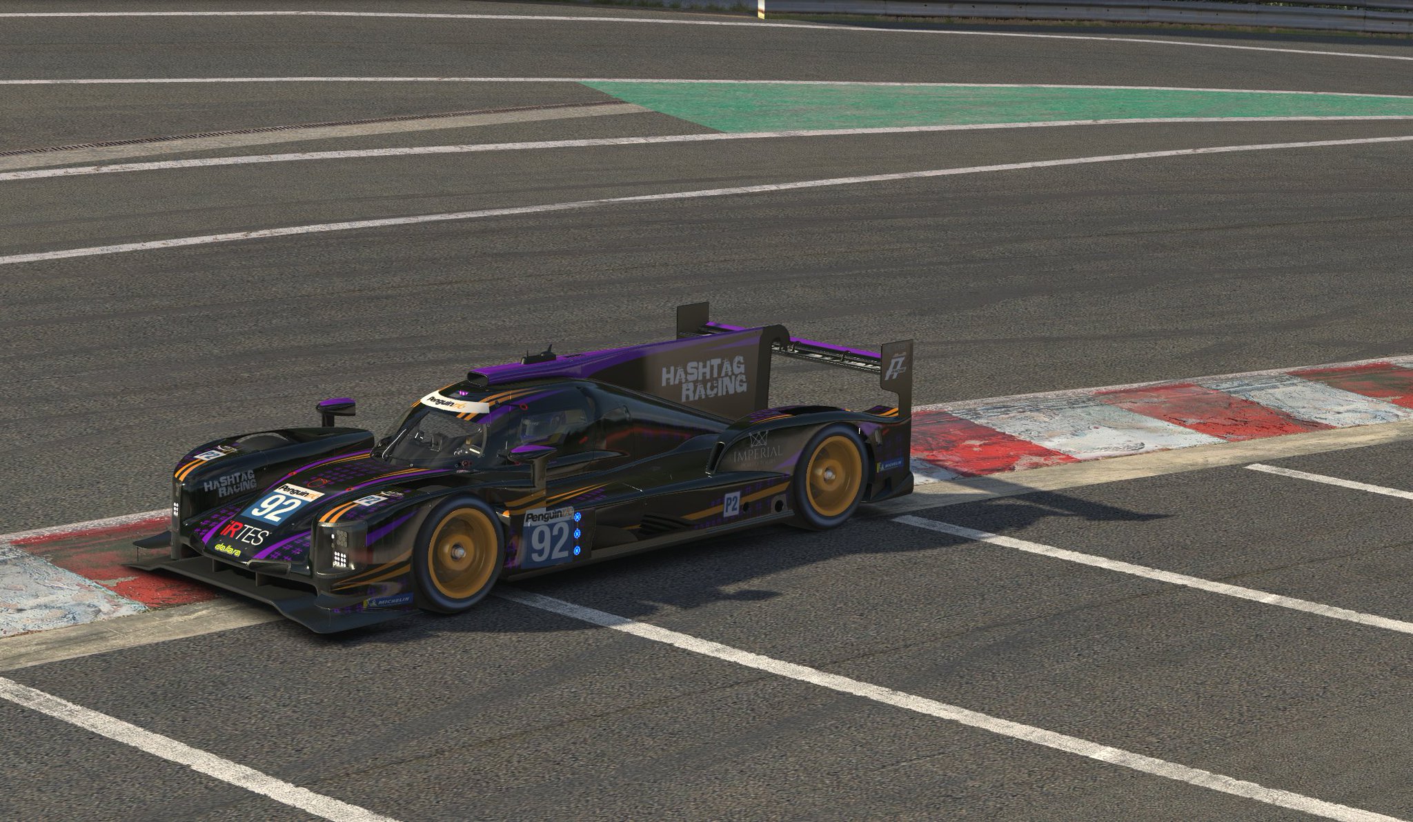 HashTag Racing #92 at the Famous Spa Circuit in Route to Victory!