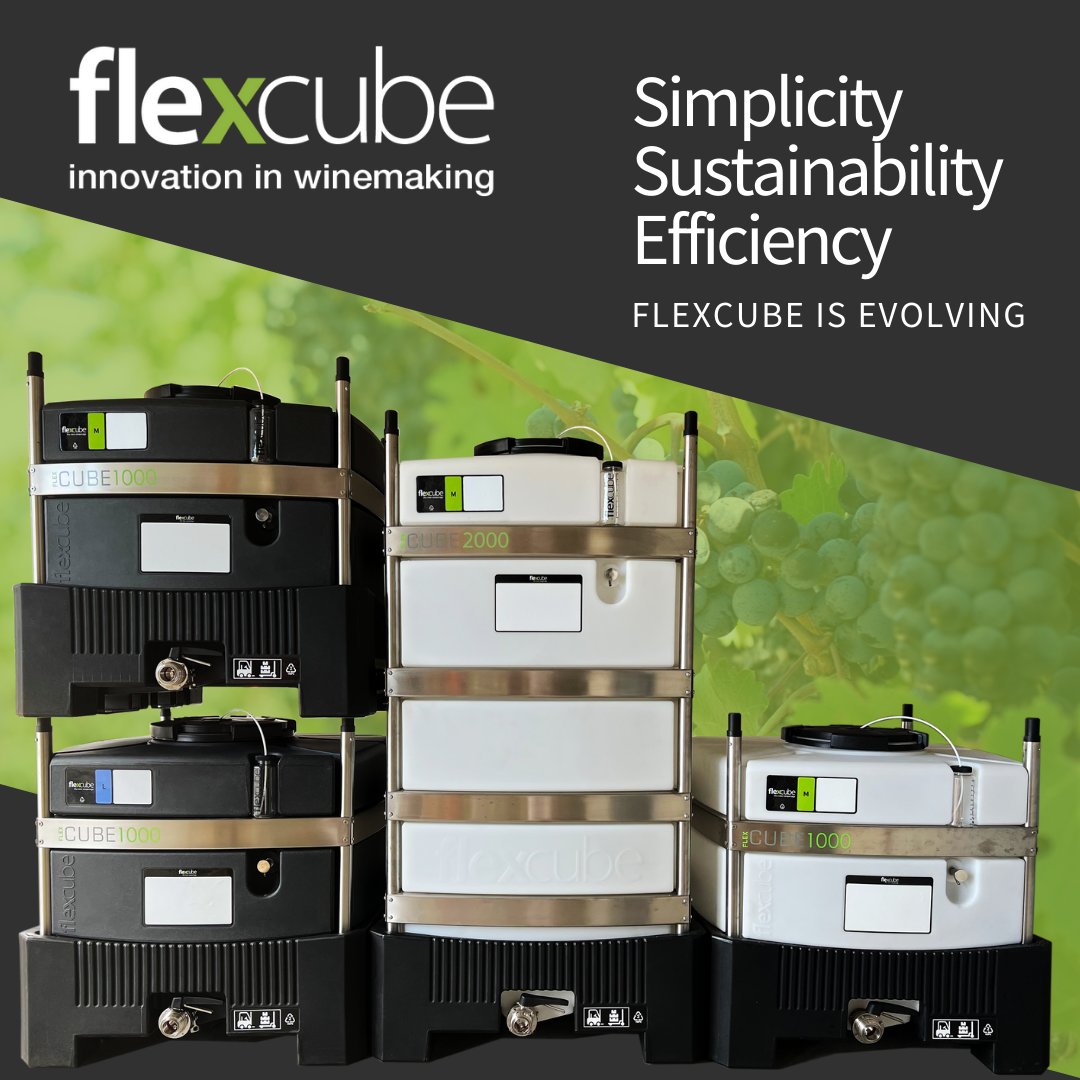 flexcubeAU's tweet image. Flexcube is changing the way we mature wine, giving you more control and flexibility. Save space, time &amp;amp; money all whilst looking after the planet. Contact us today and find out more about our award-winning cubes.

#flexcube #wine #barrels #environment #cellar #winery