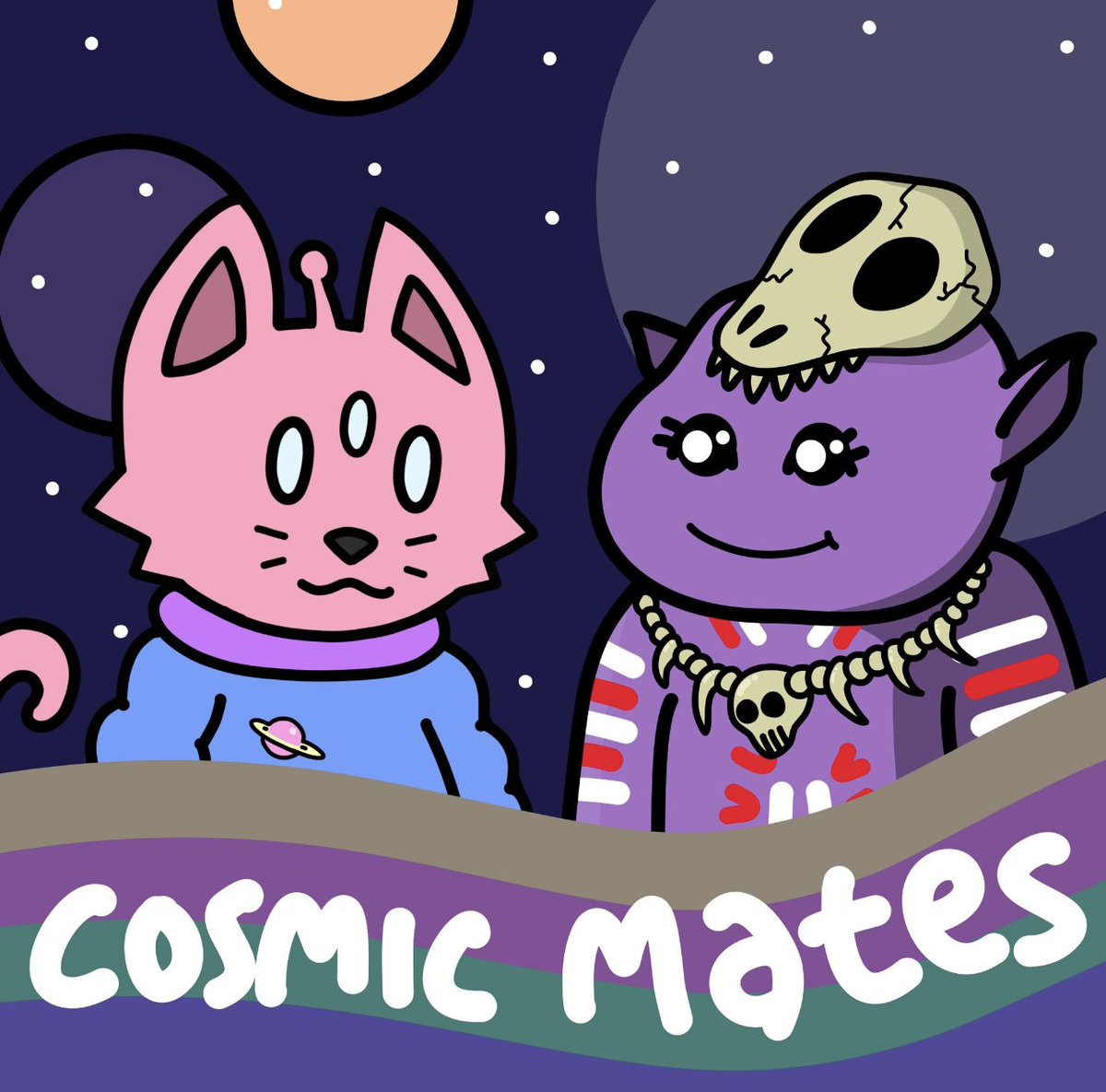 ✨MEOW✨

We are hosting a giveaway for our Frens <a href="/MonsterMatesAU/">Monster Mates</a> 

10 Whitelist spots for Monster Mates &amp; Cosmic Cats up for grabs! 

1️⃣❤️ + Retweet
2️⃣Tag 2 Frens 
3️⃣Follow <a href="/CosmicCats_/">Cosmic Cats</a> @monstynft 

#NFTGiveaway #NFTCommmunity #NFTS