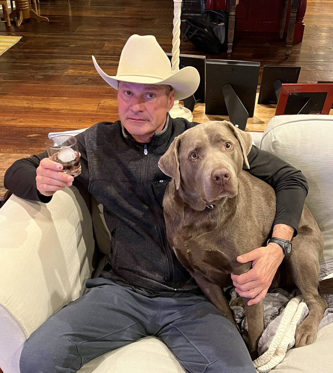 realbenmcdonald's tweet photo. Even #JeterTheSilverLab thinks @1883Official is a kick ass show…you missing out if ur not watching and make no mistake about it…it’s even better with a little #burbon 🥃 #1883TV #ParamountPlus https://t.co/dYEHN1QPvn