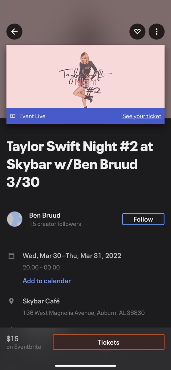 UnkoKoa's tweet photo. Hey @taylorswift13 , what are you doing on 3/30? There can’t be social distancing, because this bar is bananas…but there’s going to be lots of love for you, queen! https://t.co/ysqiknDnzr