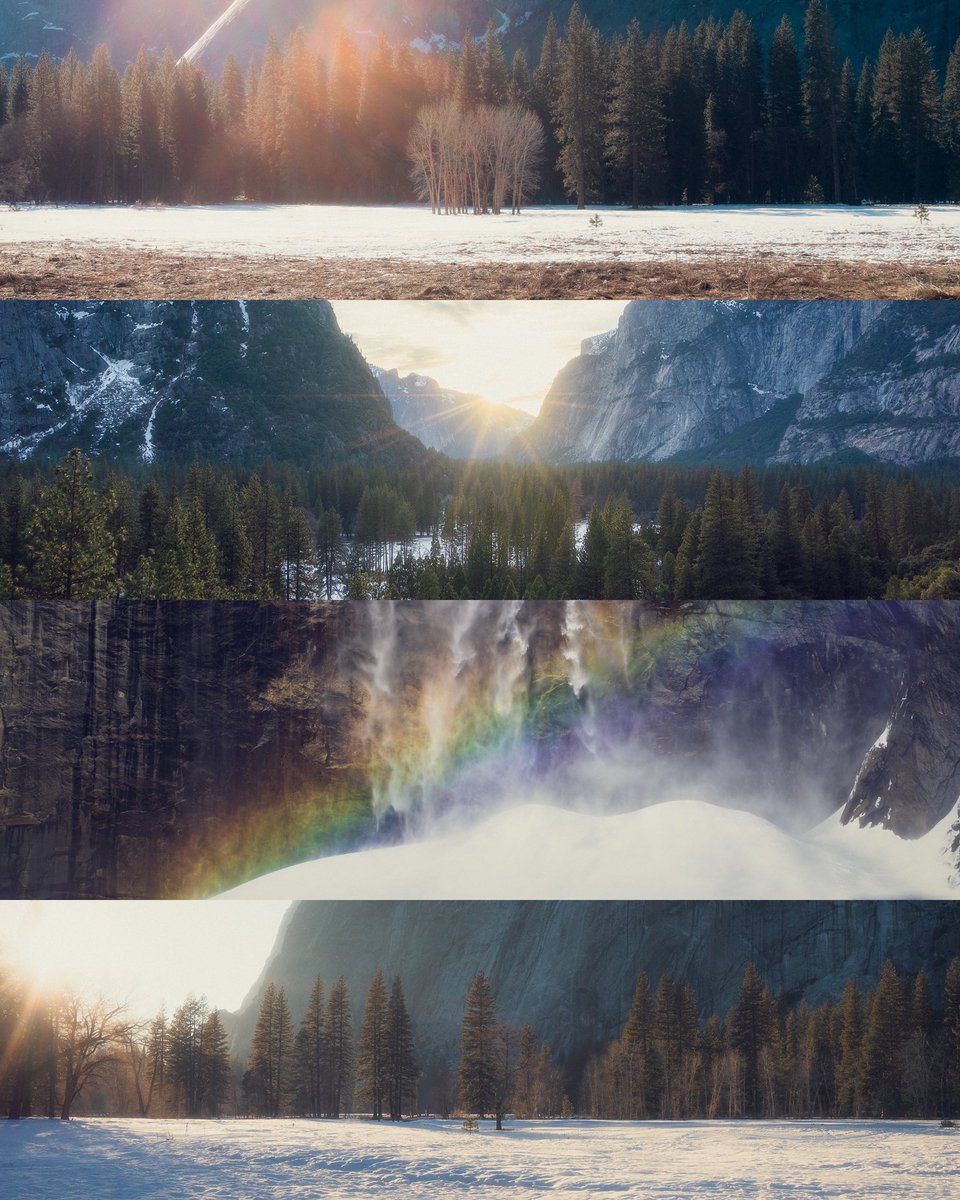jeffmihaly's tweet photo. Slices of Yosemite https://t.co/SnDIfTuV7j