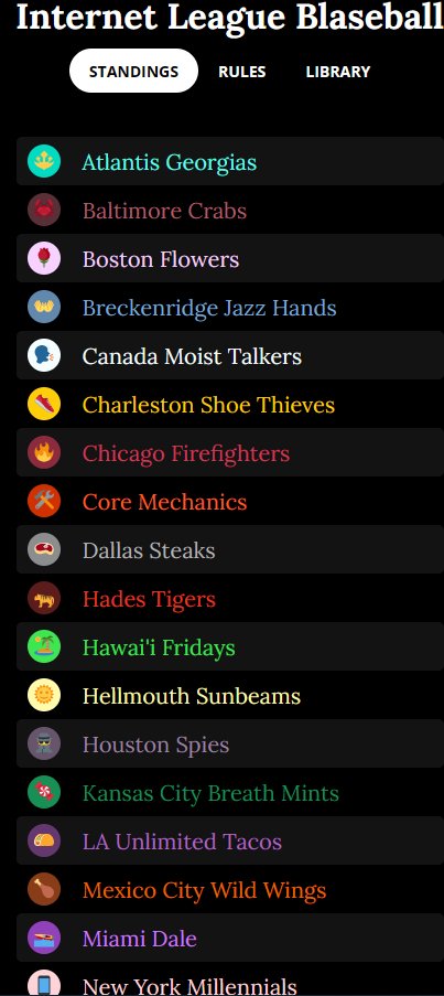HadesBlaseball's tweet photo. Hades Tigers: Proud to be tenth in the standings, alphabetically. https://t.co/blqkckZoAS