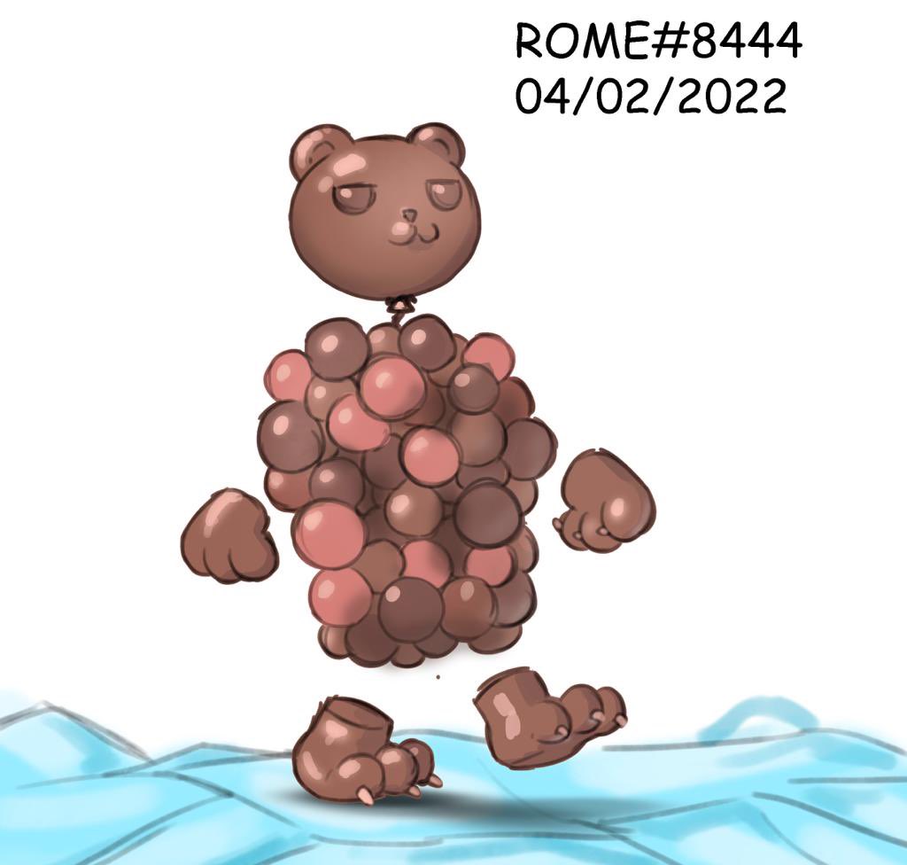 ROME8444's tweet photo. @Imaginary_Ones How to mix the imaginary ones, the bears and the chocolate? That's the question I've been trying to answer all day! I hope you will like the answer, in any case it makes me want to eat my chocolate imaginary one! And you? ❤️❤️❤️ https://t.co/Fmwd1kjCtH