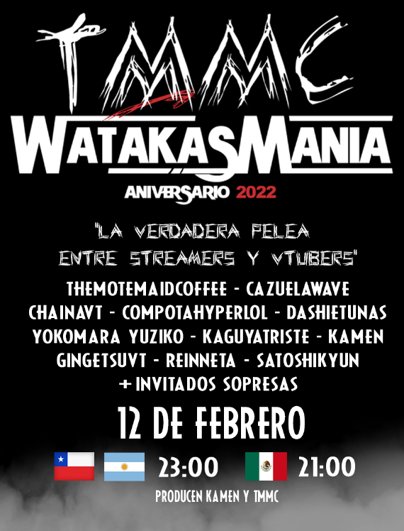 themotecoffe's tweet photo. [AVISO] SEGUNDO ANIVERSARIO TMMC

Finalmente estamos feliz de anunciarles este evento que llevamos preparando debido a nuestro aniversario, en donde encontraras una variedad de creadores y otros invitados!
Los esperamos el 12 de febrero en nuestro canal! https://t.co/rJoXGVnZMT