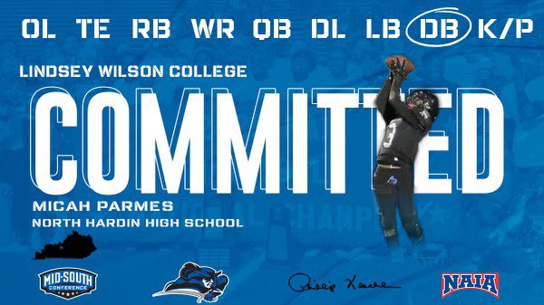 After great consideration and talking with my family excited to commit to Lindsey Wilson @Coach_CotterLWC