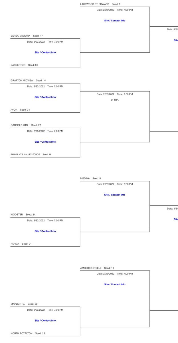 Mustangs will host a 1st round tournament game on Wednesday 2/23 @ 7pm vs North Royalton in the OHSAA D-1 tournament! 🐎🏀