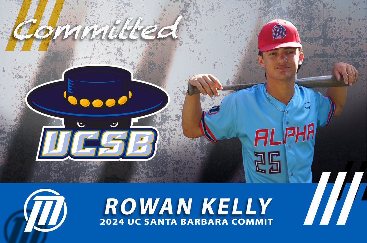 Alpha Baseball (@alpha_bsb) on Twitter photo Congratulations to <a href="/rowankelly25/">Rowan Kelly</a> (Bellarmine) on his commitment to <a href="/UCSB_Baseball/">UC Santa Barbara Baseball</a> ! Congratulations to <a href="/rowankelly25/">Rowan Kelly</a> (Bellarmine) on his commitment to <a href="/UCSB_Baseball/">UC Santa Barbara Baseball</a> !
