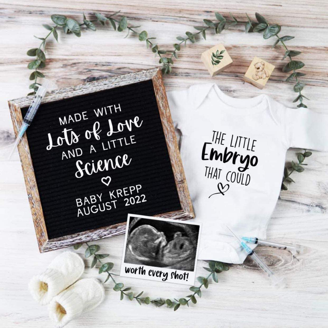 You might have noticed I haven't been very active on IG recently (or you might not have!) but I have a very exciting reason.

After years of infertility and multiple IVF rounds we are over the moon to announce that Baby Krepp is coming this August. These past 15 weeks haven't bee