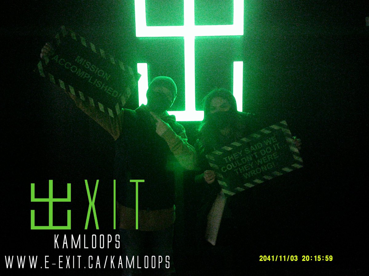exitkamloops's tweet image. Here’s some of our awesome escapee’s from Jan 31st - Feb 5th Many failed and many succeeded! Test your wits today! #ExitKamloops #kamloopsescapegames
facebook.com/media/set/?van…