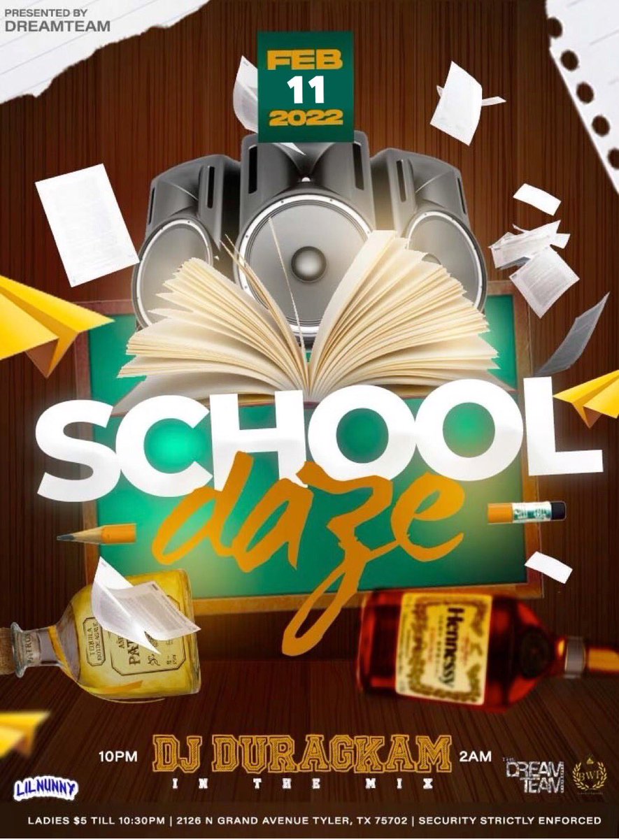 BlackWealthFam's tweet photo. WE GOIN BACC TO BACC
02/11/22 - 02/12/22
PULL ON GANG @TheDreamTeamPr1 FRIDAY #SchoolDaze
THAN
PULL UP ON US @BlackWealthFam SAT #SLPV-Day
WE UP ALL WEEKEND!!!
#BlackWealthPromo #WealthyBaddies https://t.co/2qKFXM3QAH