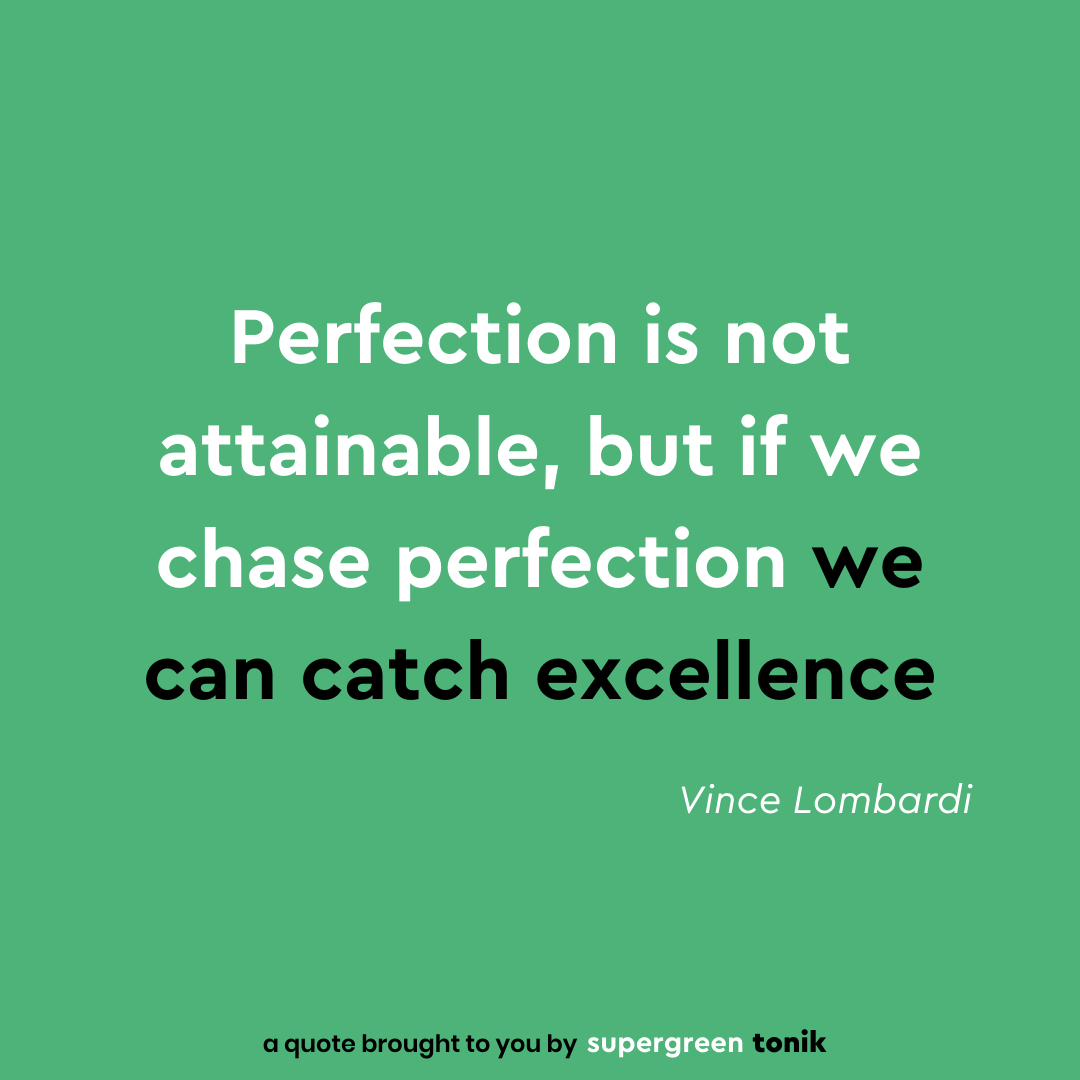 HumanTonik's tweet photo. Do you strive for perfection every day?
If not, what's holding you back?
#sgt #striveforperfection #dailygoals #supergreentonik #youbutbetter #beyourbest #dailytransformations https://t.co/3CJnB1mFeH