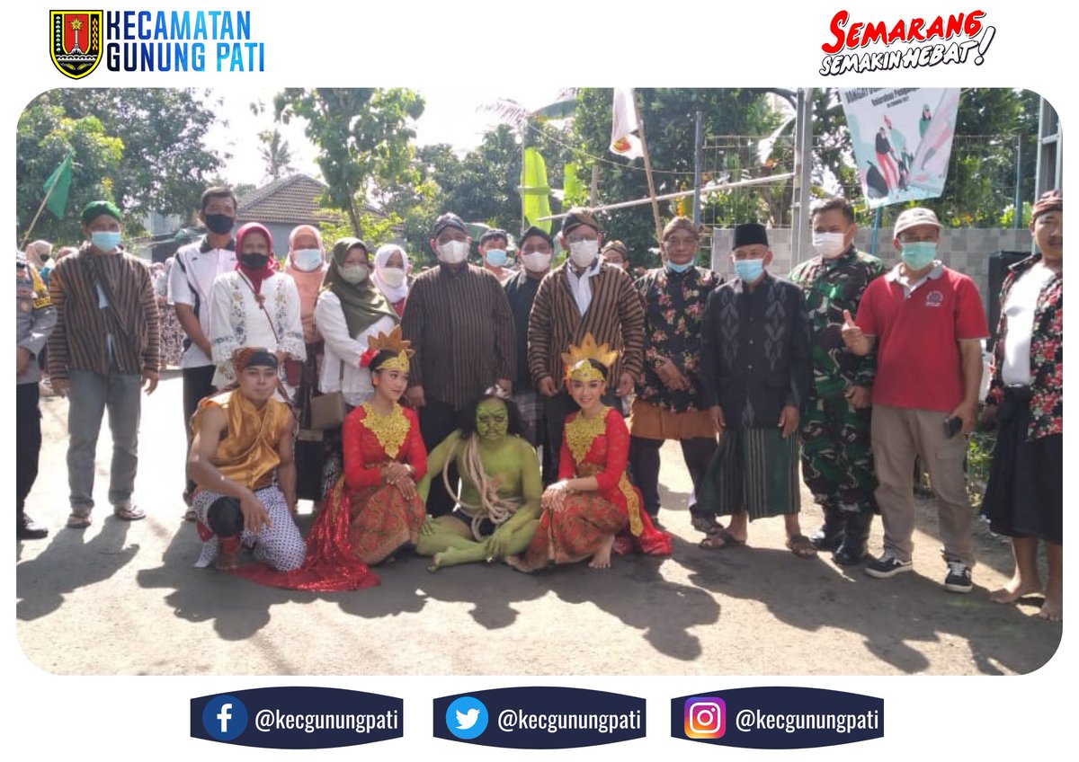 Camat Gunungpati menghadiri Sadranan Sendang Sirawan RW 02 dan Sendang Putri RW 01 Kelurahan Pongangan pada Minggu 6 Februari 2021.

#sadranan
#KelurahanPongangan
#KecamatanGunungpati
#PemerintahKotaSemarang
#SemarangSemakinHebat