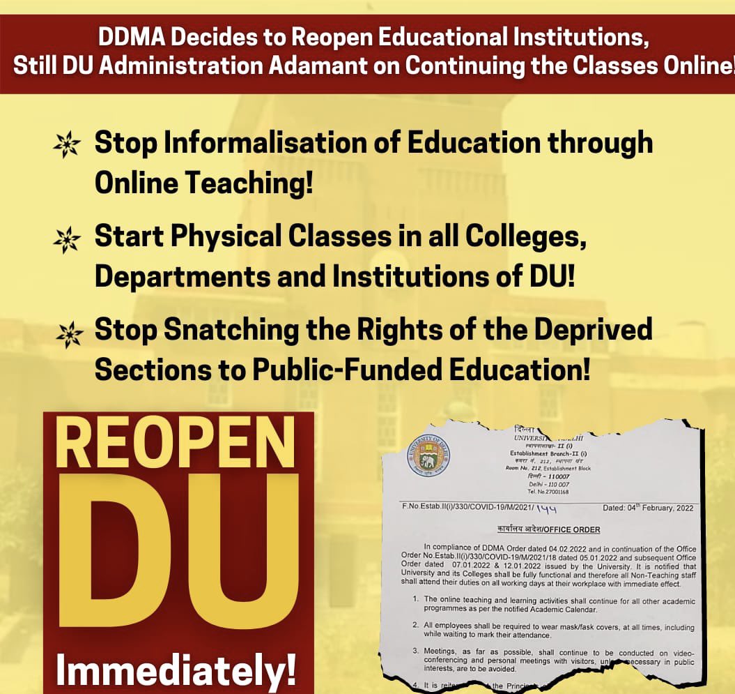 lavish201's tweet photo. @UnivofDelhi
#reopendu 
#Reopencolleges https://t.co/KyY01mNtWI