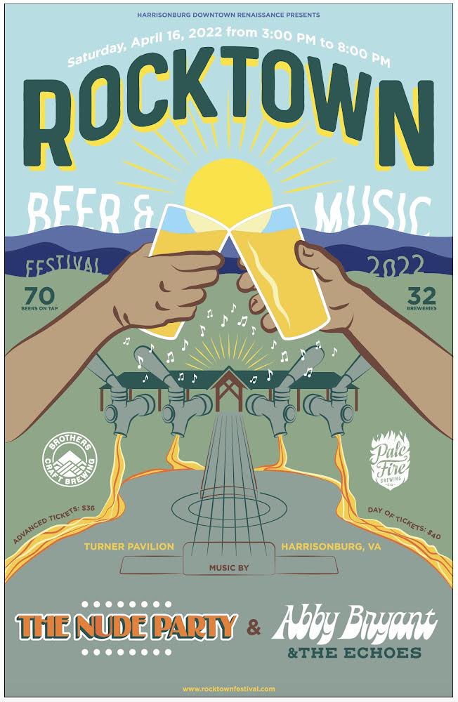 Can’t wait to see our Virginia fam again! Come hang at Rocktown Beer &amp; Music Festival April 16 with yours truly and <a href="/TheNudeParty/">The Nude Party</a>. 🤘🍻 

Tickets at rocktownfestival.com.