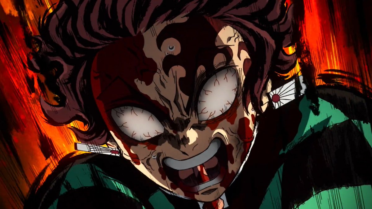 SuperO4twiit's tweet photo. Aún no puedo ponerme los pies en la tierra del tremendo domingo que ha sido para el anime. Episodio 10/10 de Kimetsu y otro 10/10 con Shingeki. Simplemente increíble https://t.co/JaSixn8TF8