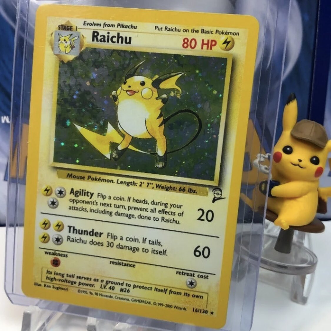 PokeAppraiser's tweet photo. @kylovessyou I recently sold a copy of that Raichu in played condition for $13 https://t.co/y0qOYRWNHx