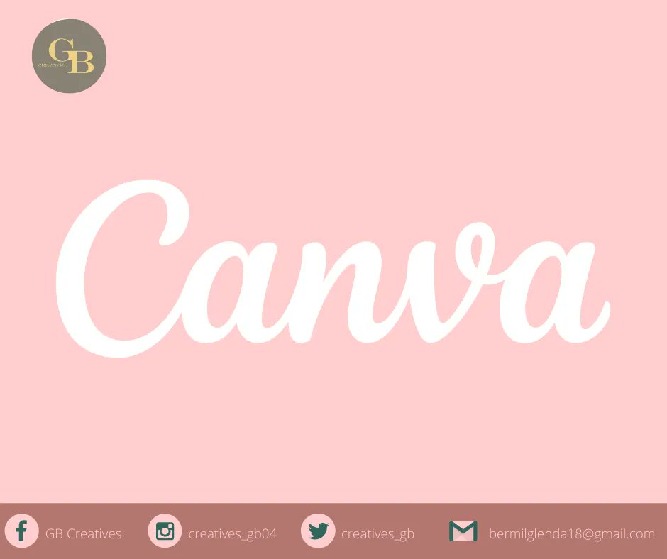 creatives_gb's tweet photo. Canva is an excellent online graphic design tool. 
It has surged in popularity thanks to its easy-to-use app with free templates for designing everything from logos to Instagram posts.❤️😉
#Canva❤️
Hire me and let me help your business grow.🤗
#Graphics 
#MinimalDesign https://t.co/vkeQYl7n0C