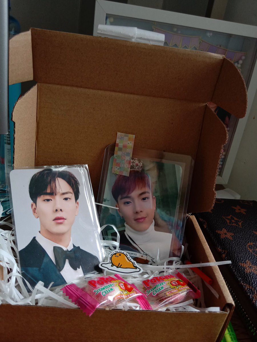 its_janauaryy's tweet photo. umuwi na si shownu pati si shownu agent <3 sobrang neat and secured ng packaging, can reuse pa. Thank you for the updates ! love the freebies. More budols to comeβ€οΈ #NKMSFeedback @NekomaiShops https://t.co/AE0rZCQWEO