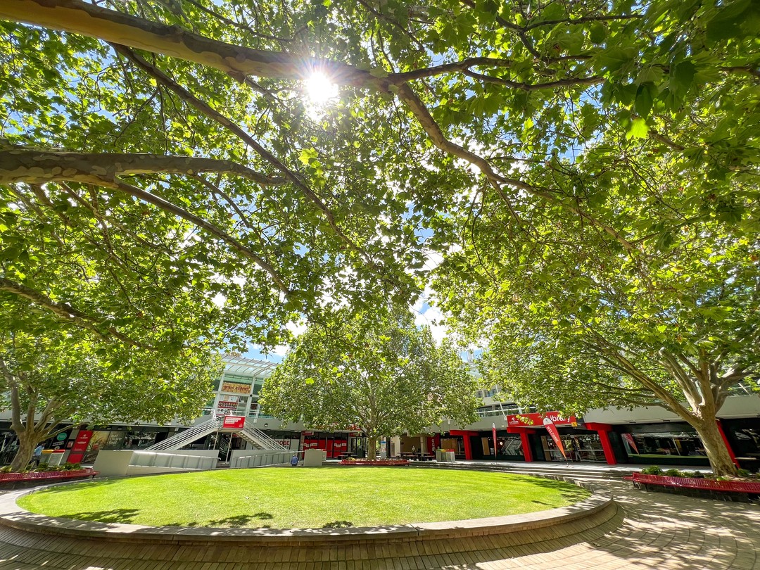 A picture of the Agora smiling... patiently awaiting the sounds of first-years at Orientation at La Trobe University, Australia