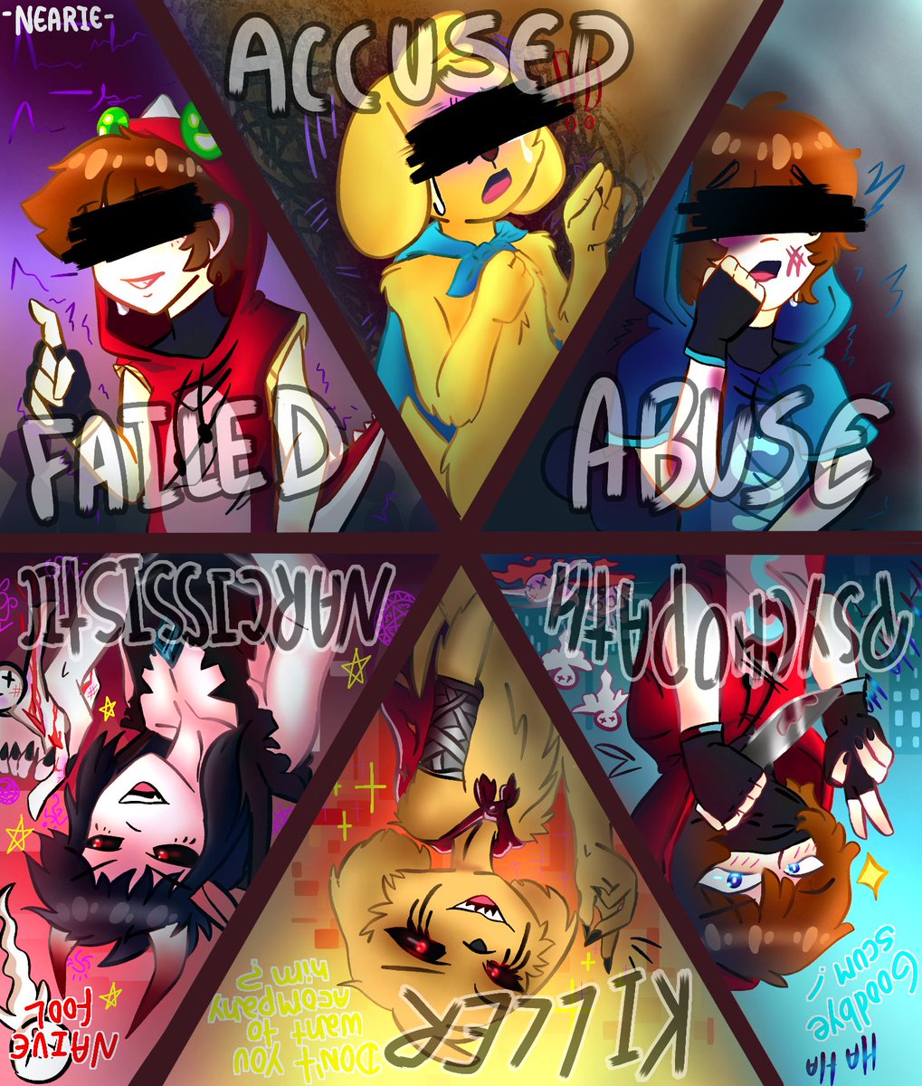 yumyumjhj's tweet photo. 🍀🌟 EL LADO OSCURO 🌟���
#CoMPaS @KhatteDraws

👥: es un fracasado!
👤: tu eres el culpable de la muerte de Trollino!
🗣️:no haces nada bien!

NM😈: naive fool!😒🙂

M.X✳️: don't you want to accompany him? 😃

S.X🔪: hahaha!! goodbye scum!🤣 https://t.co/8jXOFJOTI6