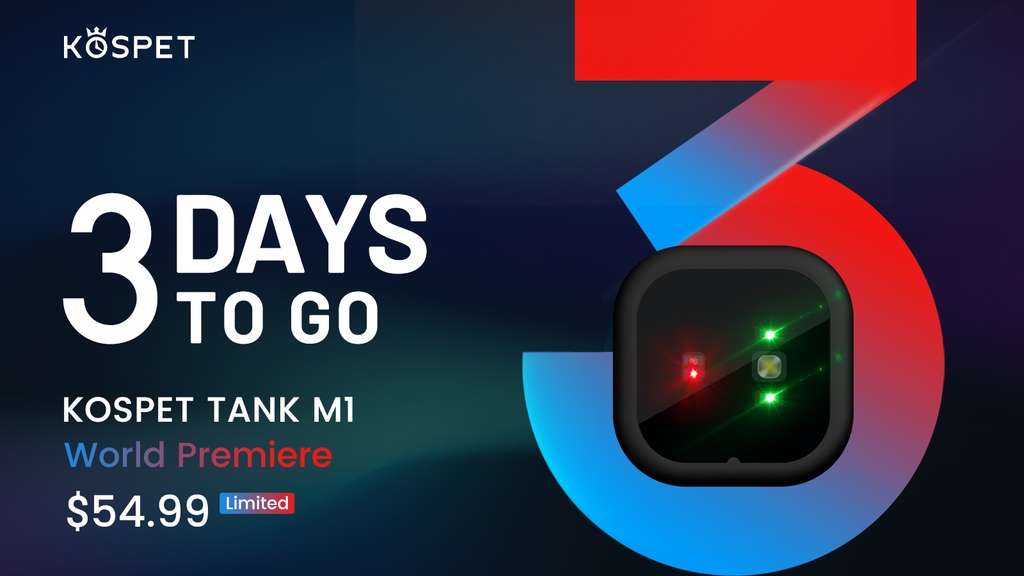 Final Countdown! ⏰

#Kospet #TANKM1 world premiere starts in less than 3 days (Feb. 10 PT)!

Click to subscribe to get a free order😍👉🏻 bit.ly/3o2hEFl