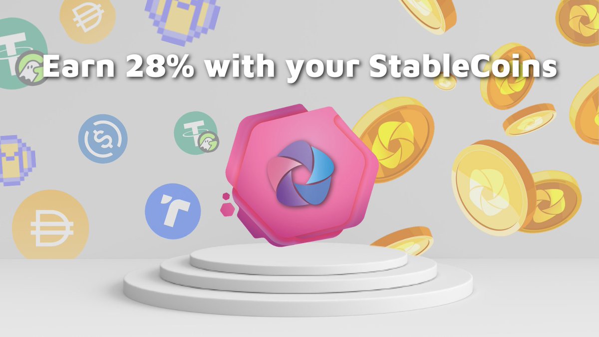💎Earn 28% with your stablecoins💎

Thanks to our innovative strategies you can get the highest profits for your stablecoins in the whole network

Our users keep earning and right now our APY is at 28%🔥
What are you waiting for?👀

🌐Smart. Simple. 5table🌐

#FTM #Stablecoins