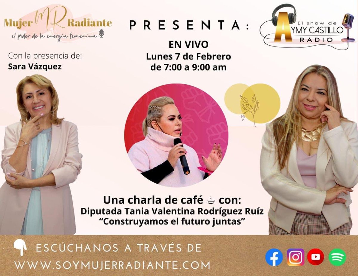 vazquez_sarita's tweet photo. Mañanita nos vemos ☕️ https://t.co/E9mooixJj6