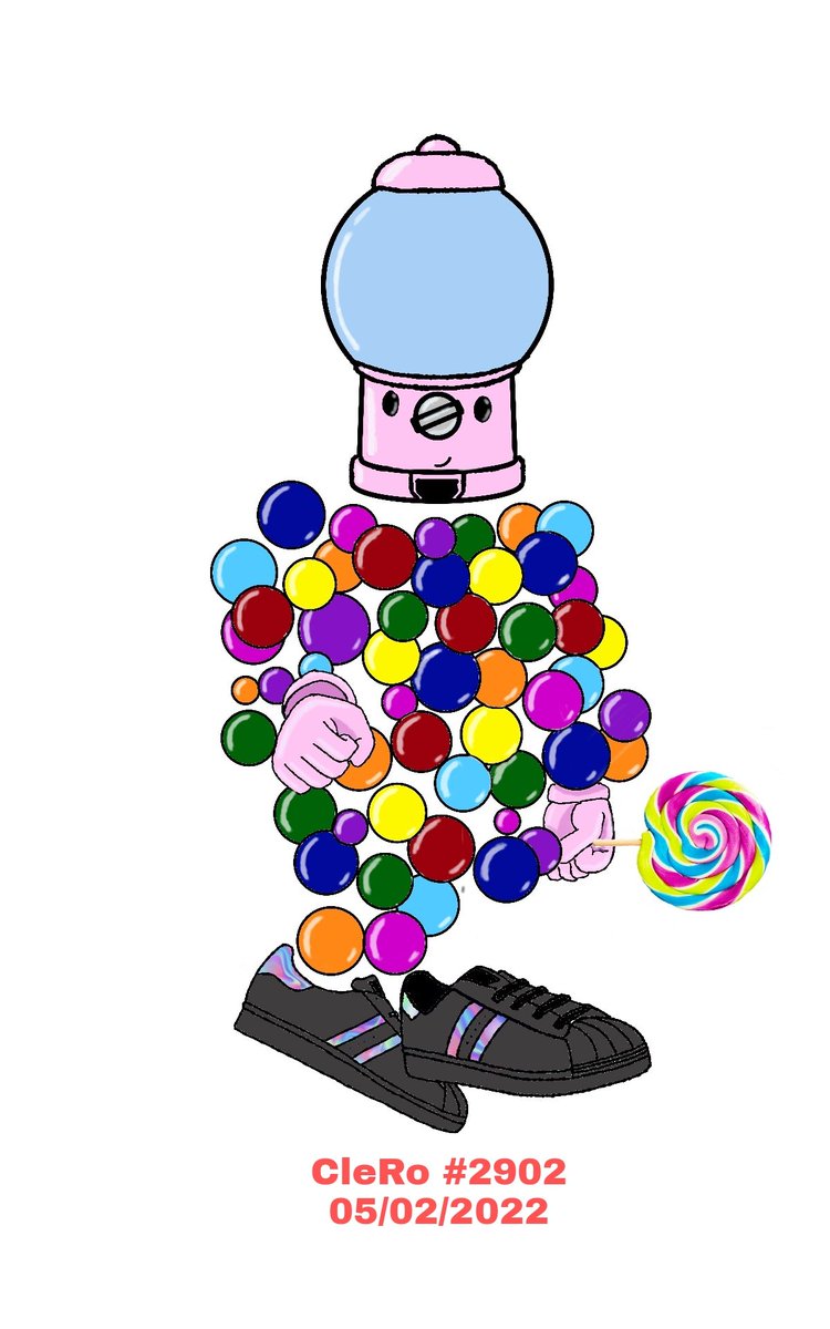 CleRo89's tweet photo. @Imaginary_Ones This is the "Gumball one" I create this caracter thinking about how amazing its look Gumball in the imaginary ones design! https://t.co/WFaeqwUis5