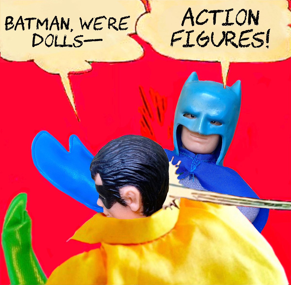 SuperMegaToys's tweet photo. #Batman #actionfigures #BatmanSlappingRobin #MakeMineMego #Mego https://t.co/DWY3kEkVZ7