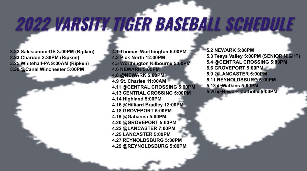 Tiger Baseball tweet media