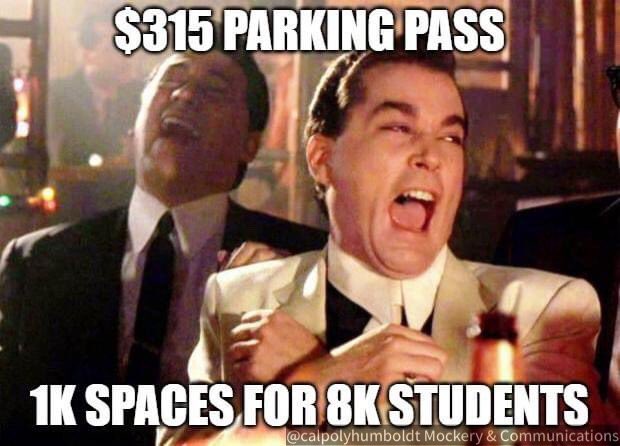 CalPolyHumboldt's tweet photo. Doubling the student population?
#Fugeddaboutit
No, seriously - take the bus
#calpolyhumboldt
#cspuh #cph
#carl #mockeryandcommunications https://t.co/D11Gux6EMo