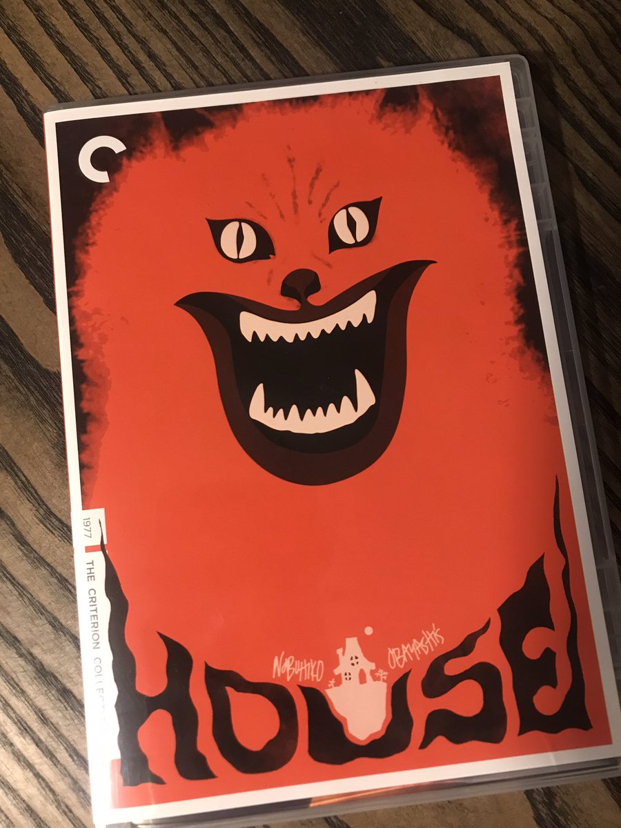 handlesswallace's tweet image. Sunday Night Insomnia: a guy from work gave me this 70’s Japanese #horror flick for the weekend called House. Judging by the cover I think I’m in for a treat.  going in blind