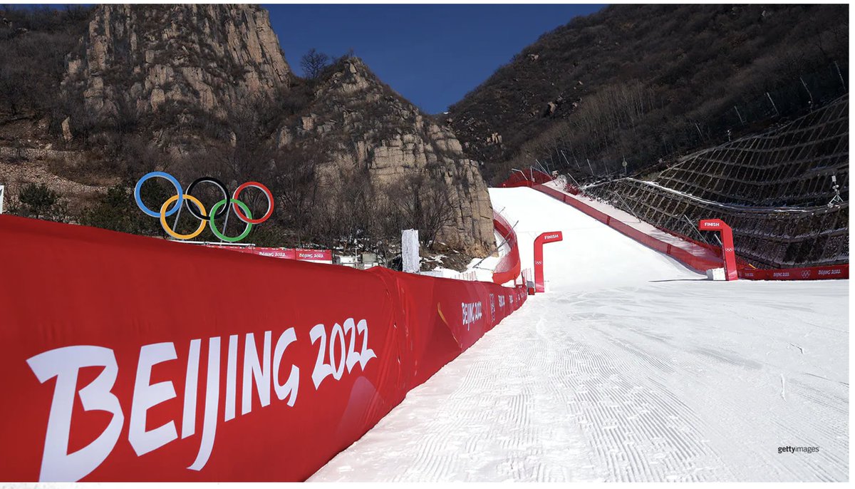 China is giving us a glimpse of the future of skiing when there's no longer enough snow due to climate change...