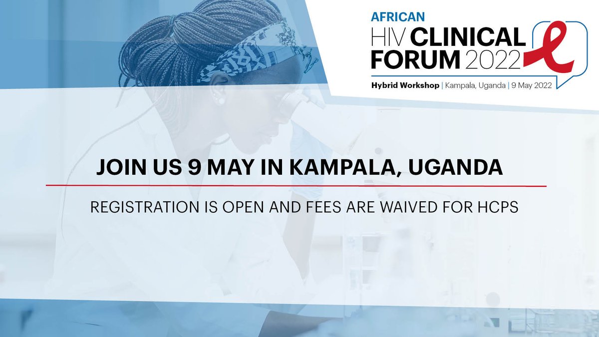 Academic_MedEdu's tweet photo. The first ever African #HIVCF is now open for registration!

You can join regional &amp; international experts on 9 May in Uganda &amp; explore #ARV therapy on the African continent.

Fees for this hybrid event are waived for HCPs.

Register here: https://t.co/ZYAiFD4WYq

#AFRHCF #HIV https://t.co/5iYo4Tos1Y