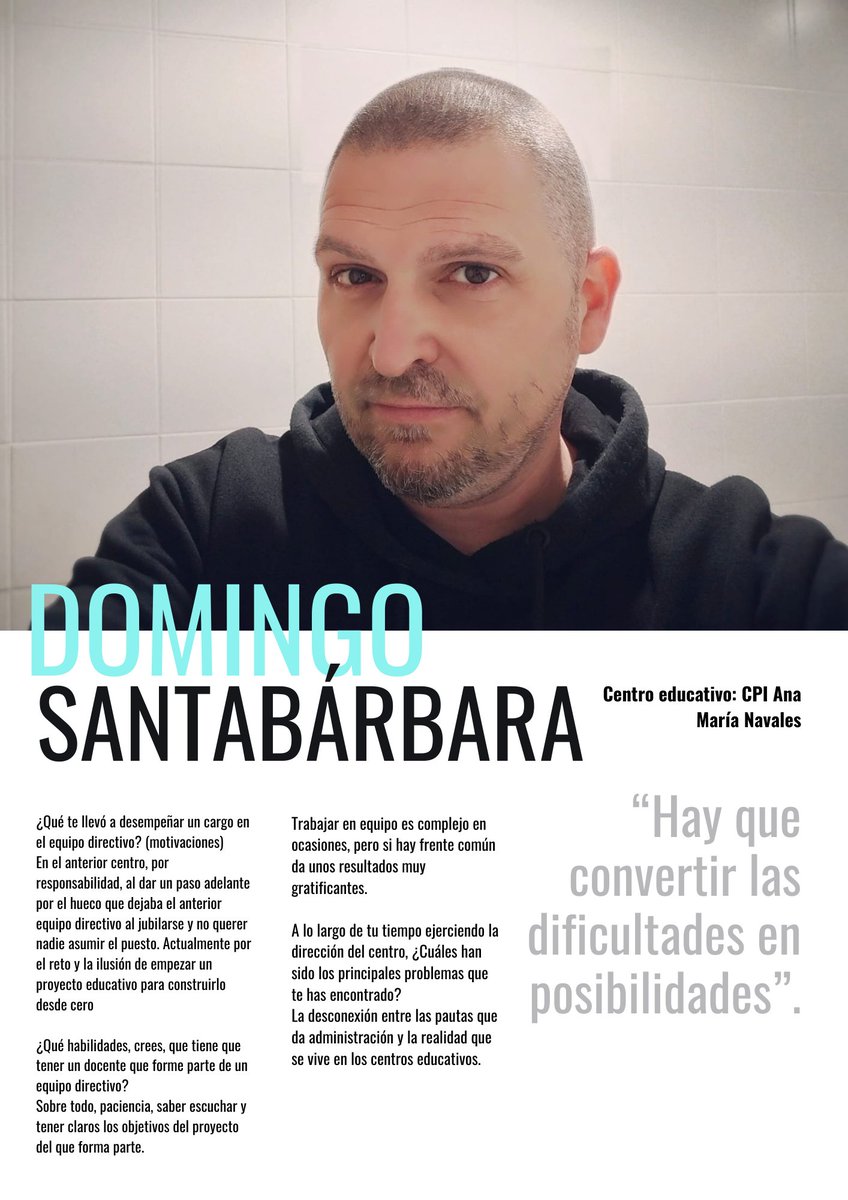 #enseñanzasdequiposdirectivos #CideHametes
Energía, ilusión, creatividad, entusiasmo... #liderazgoeducativo eficiente <a href="/domingosantabar/">Domingo Santabárbara Bayo</a> <a href="/CeipMonsalud/">CEIP MONSALUD</a> <a href="/CEIPLVIVES/">CEIPLUISVIVES</a> <a href="/gemabrung/">Deja que la vida te despeine</a> <a href="/quiquesubi/">Quique Subirás</a>