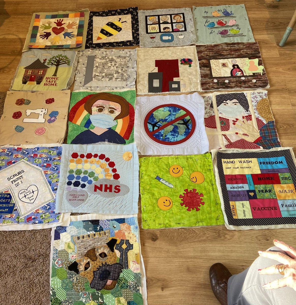 jaqsstrong's tweet photo. @womensart1 Quilting also brings women together…. activism through Craft!#communityquilt #Caldicot https://t.co/CFXBkYEgMH