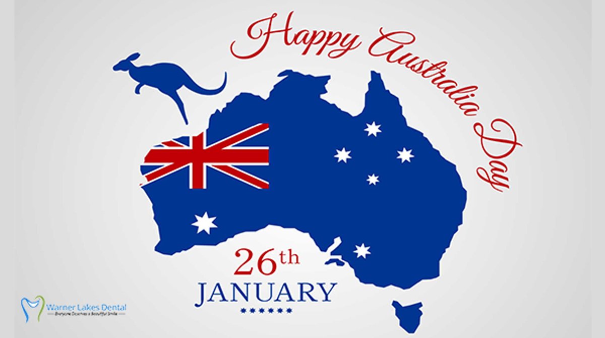 DentistWarner's tweet photo. Happy #Australia Day from Warner Lakes Dental

Let's celebrate it with the theme Reflect. Respect. Celebrate. Let us all salute the pride and success of our nation.

 Wishing you a joyful #AustraliaDay!

💻    https://t.co/Kh7hZaUO0c

#DentistWarner https://t.co/gMuuhkSino