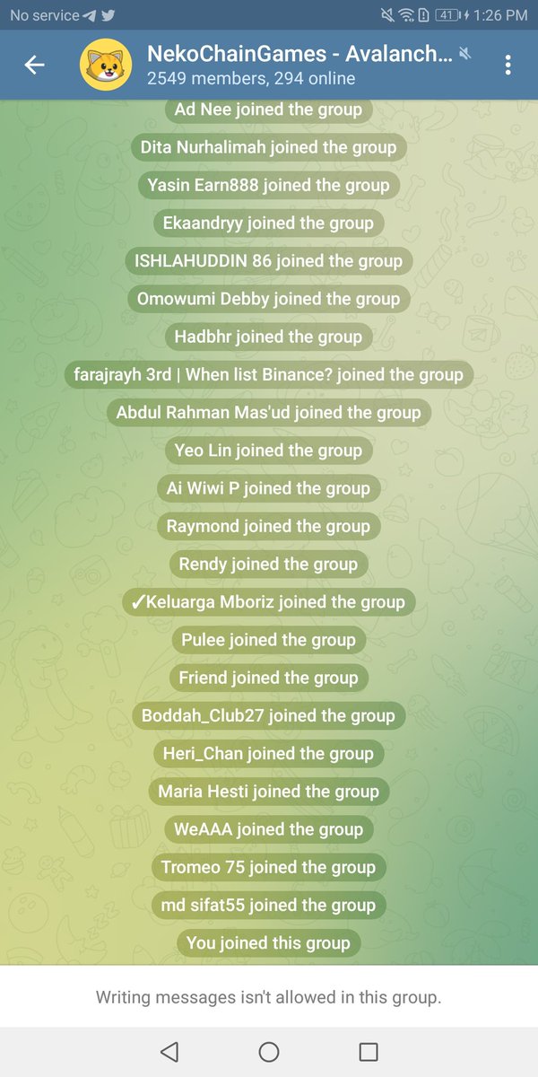 AzlanTheLionn's tweet photo. @NekoChainGames @avalancheavax @AvaxGifts Great Project...
Hope #NekoChain Project is going to Huge soon...
Thanks for the wonderful opportunity...

#Avax Address - 0x1060c15667b7894d28E7AD1E5F8d5fa4ee9BA10a

Telegram I'd - @Mohamedthariq

#NFTAirdrop #AVAX #AvaxNFT #Airdrop #Avalanche https://t.co/85y3K1HM7J