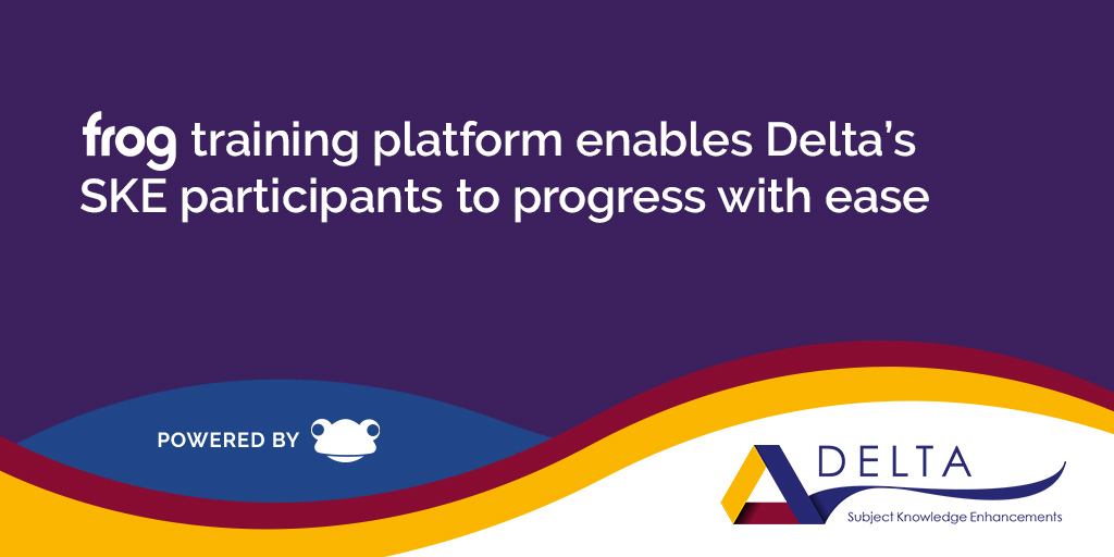 Frog_LMS's tweet photo. Our platform is supporting participants of the @SKE_Delta course to progress in their chosen subject with ease. Find out more 👉 https://t.co/XaqZyWP0Gd
#frogfamily #trainingsolution #coursessolution #trainingplatform #training #learninganddevelopment https://t.co/hCaD4opWJ6