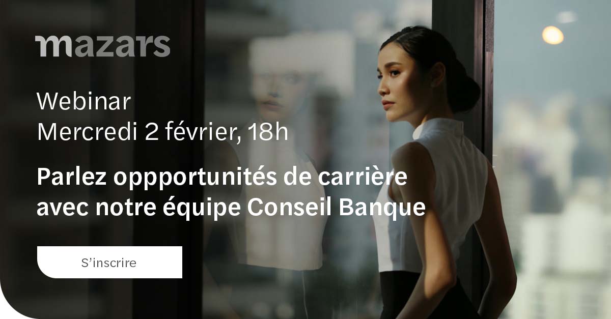Le Conseil vous fait les yeux doux 😍 ?
Notre équipe #Conseil #Banque vous donne rendez-vous le 2 février !
Témoignages de Mazariens, échanges informels et privilégiés, opportunités de #stages et #CDI...
Inscrivez-vous ➡️ mz.rs/33PsMOS