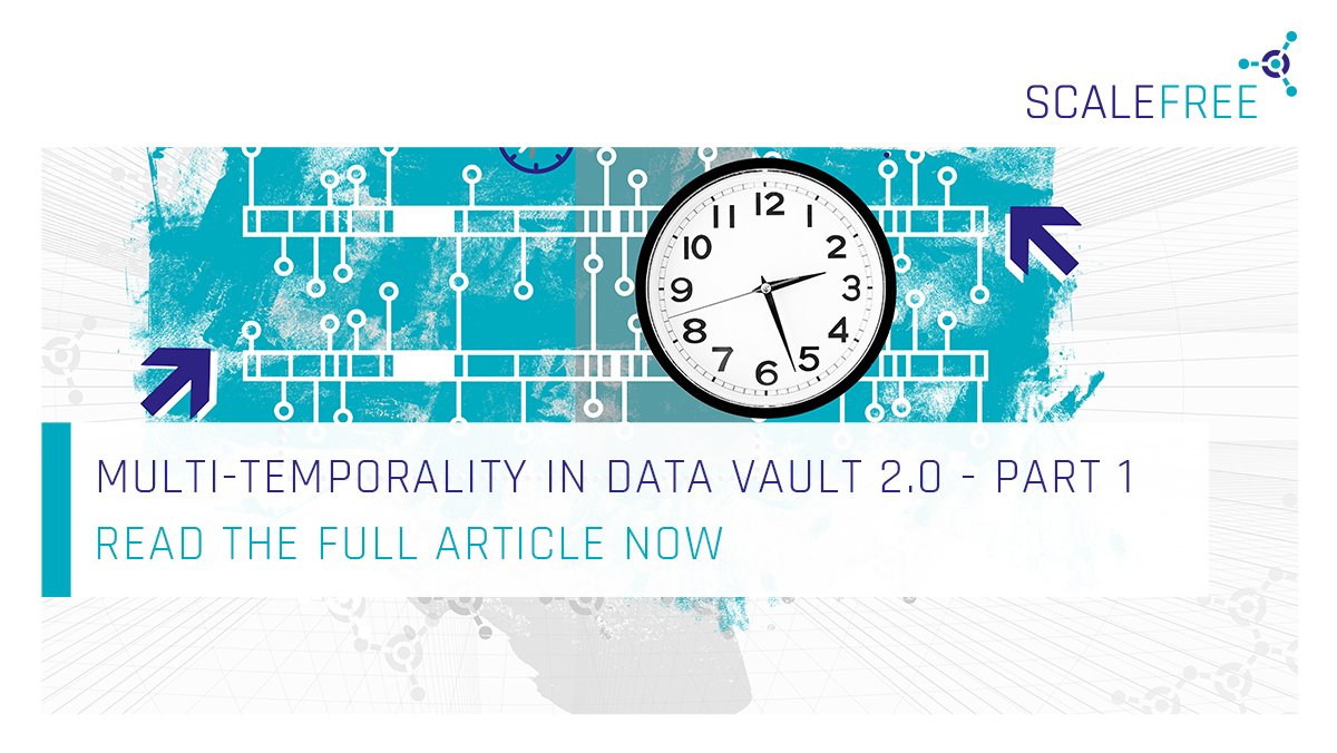 You may have heard about Bi-Temporal data, but did you know that #DataVault2.0 is able to handle #Multi-Temporal data? There are usually more than just two #timelines in your data. Check out how it works:
scalefr.ee/ITEdqU